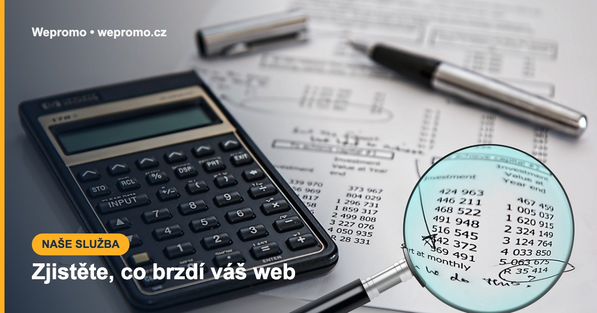SEO audit webu a e-shopu — Wepromo